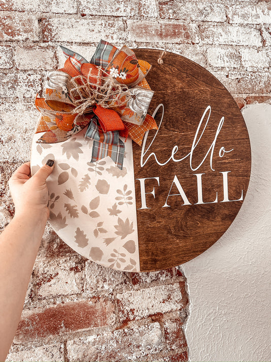 Hello Fall Hanger